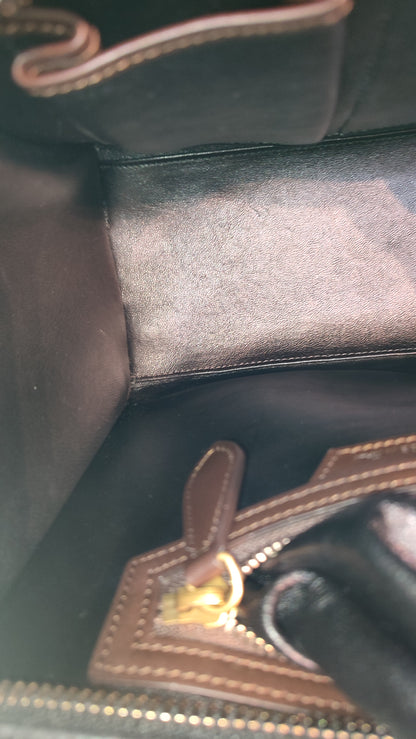 Celine Luggage Micro Tricolor Bag