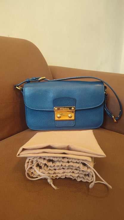 Miu Miu Madras Bag Blue