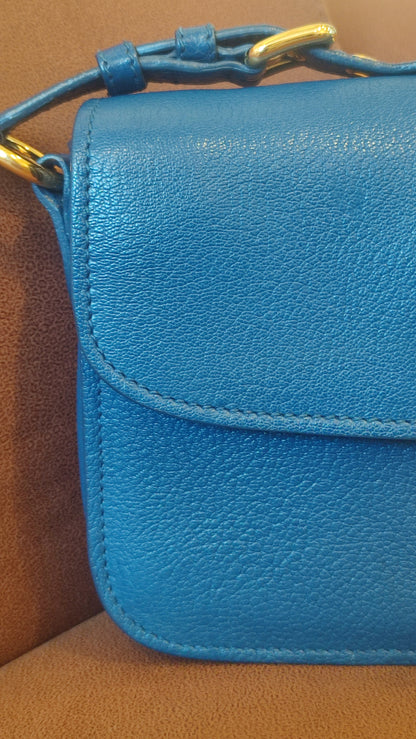 Miu Miu Madras Bag Blue