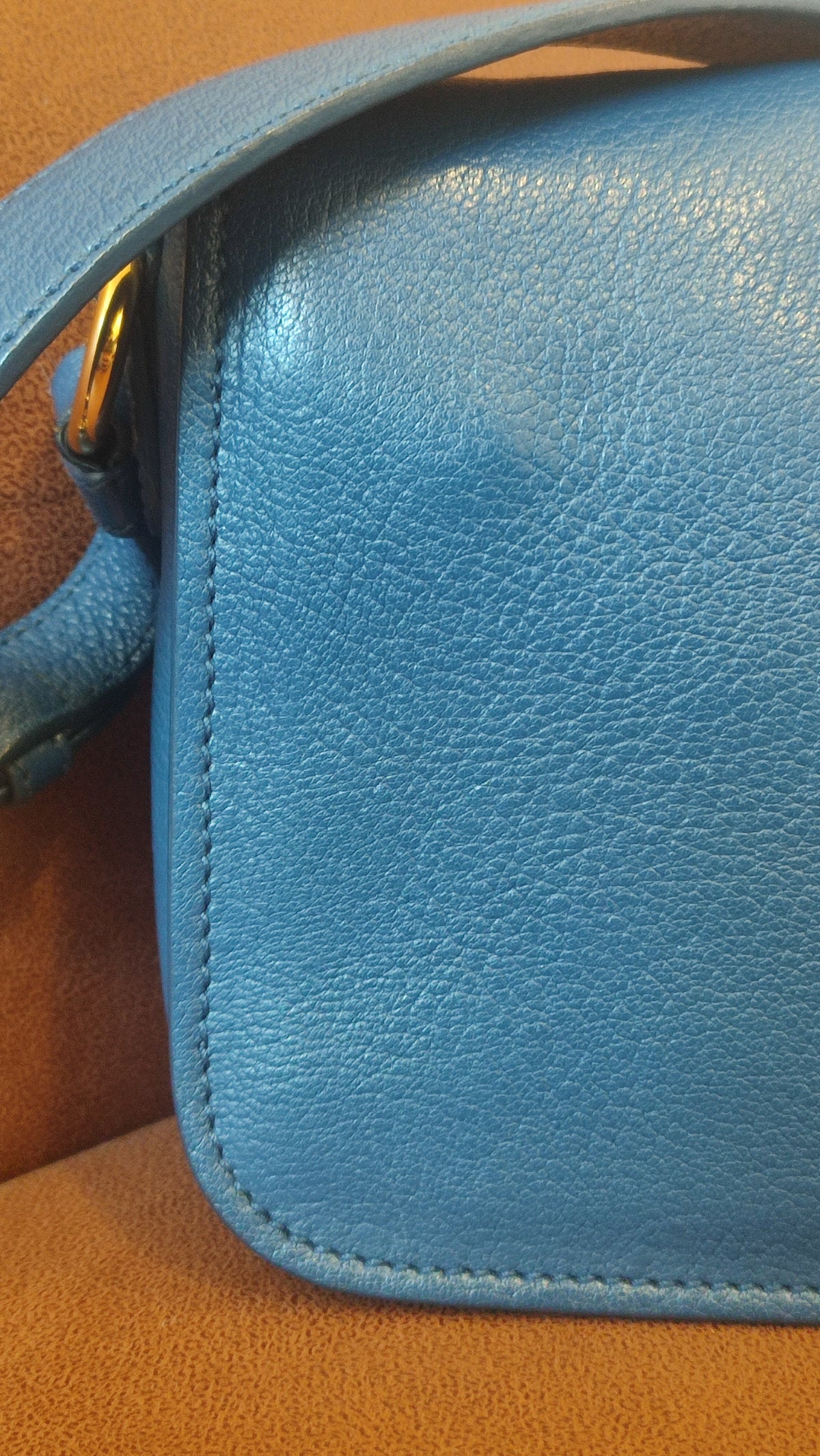 Miu Miu Madras Bag Blue
