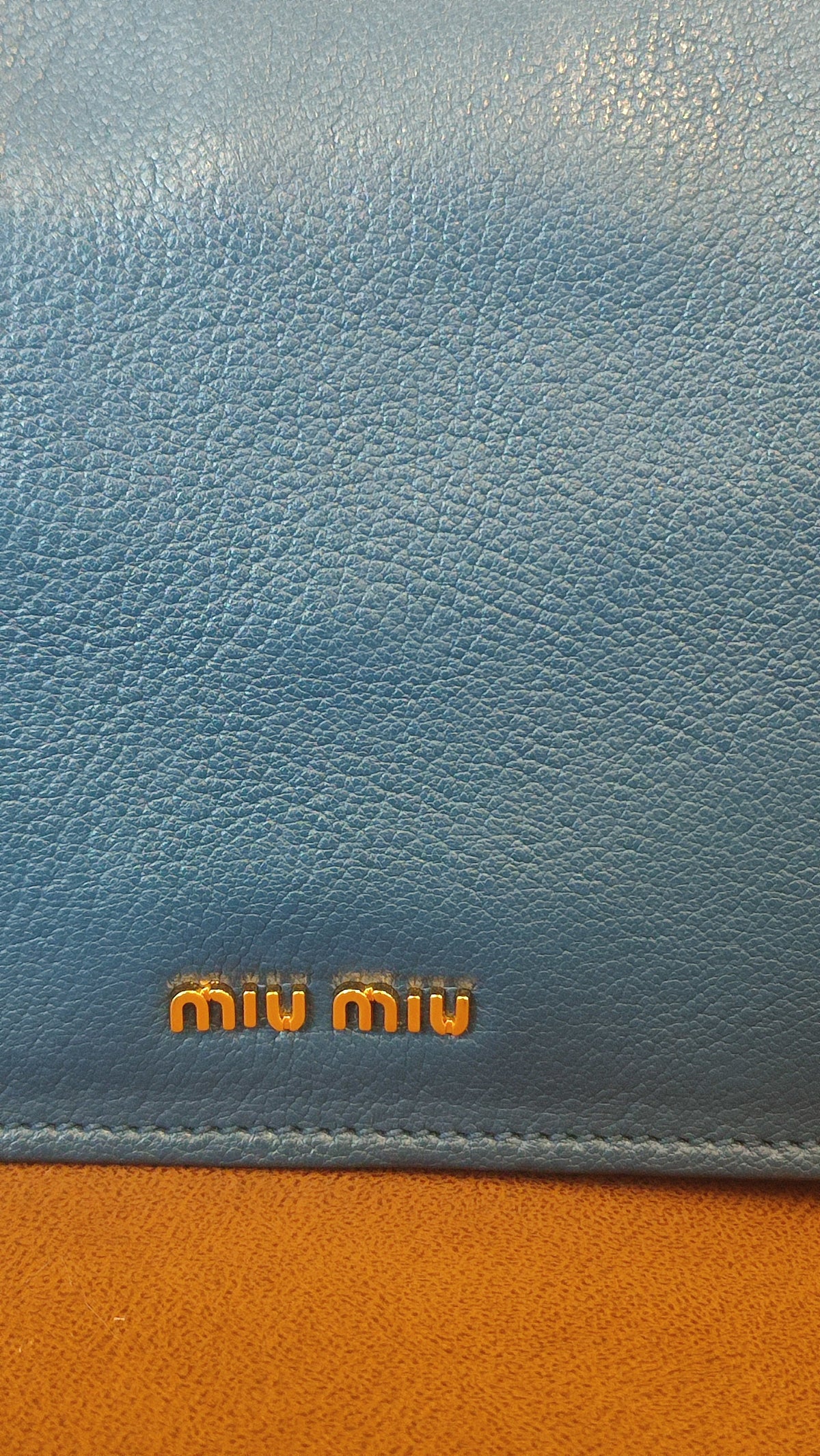 Miu Miu Madras Bag Blue