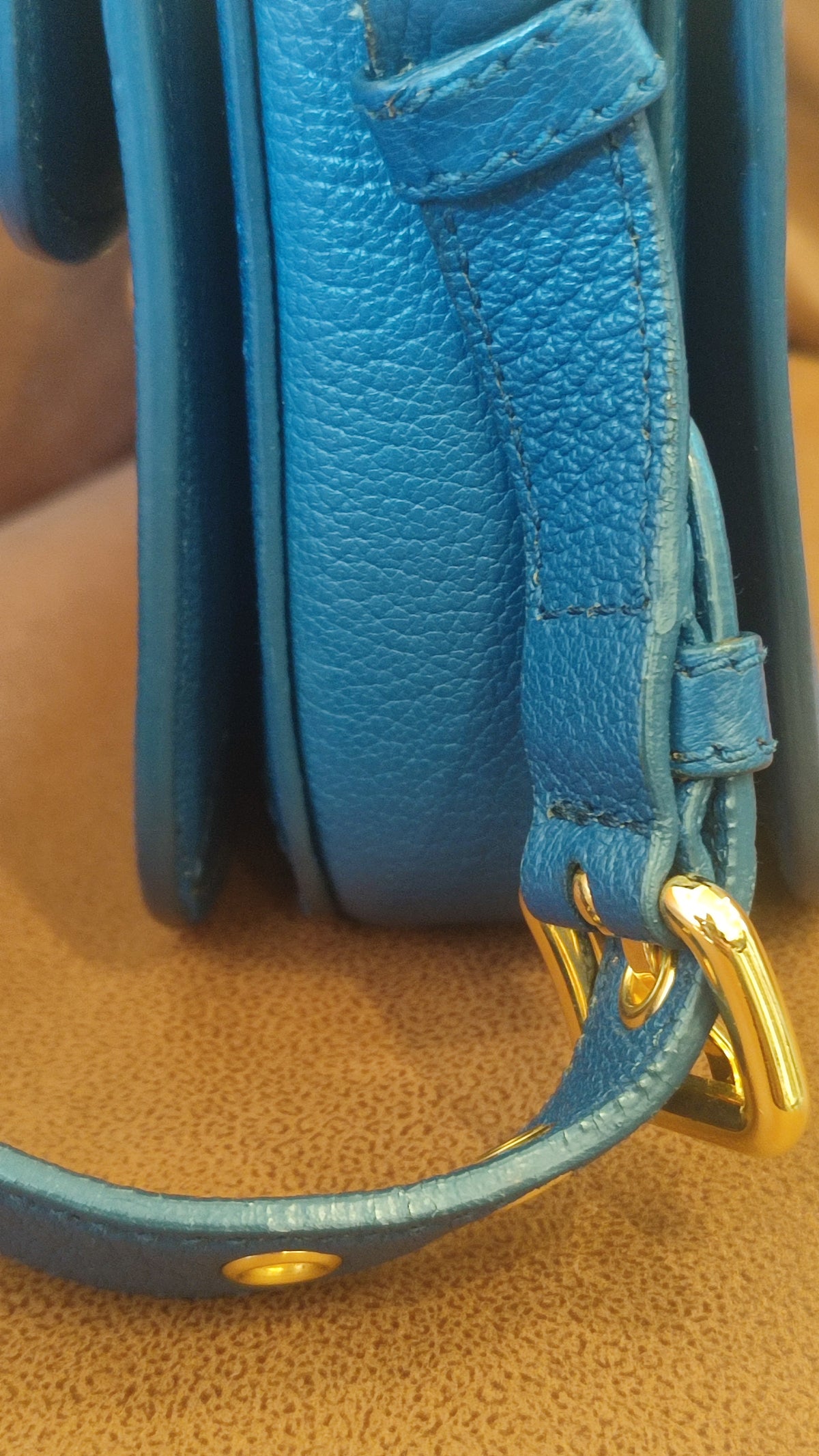 Miu Miu Madras Bag Blue