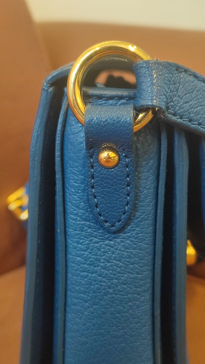 Miu Miu Madras Bag Blue