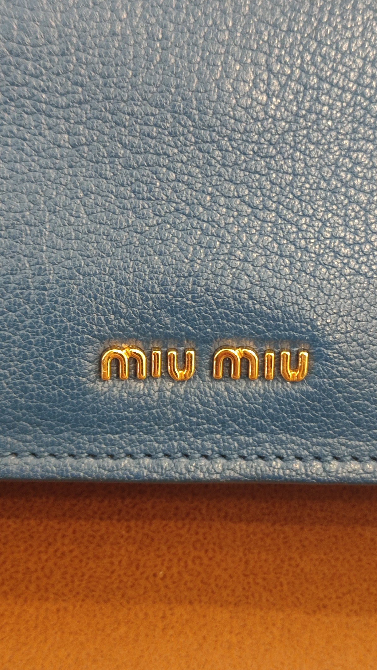 Miu Miu Madras Bag Blue