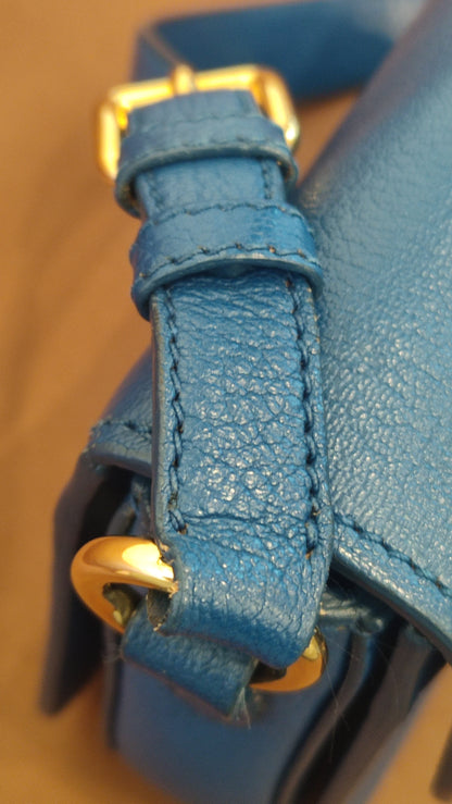 Miu Miu Madras Bag Blue