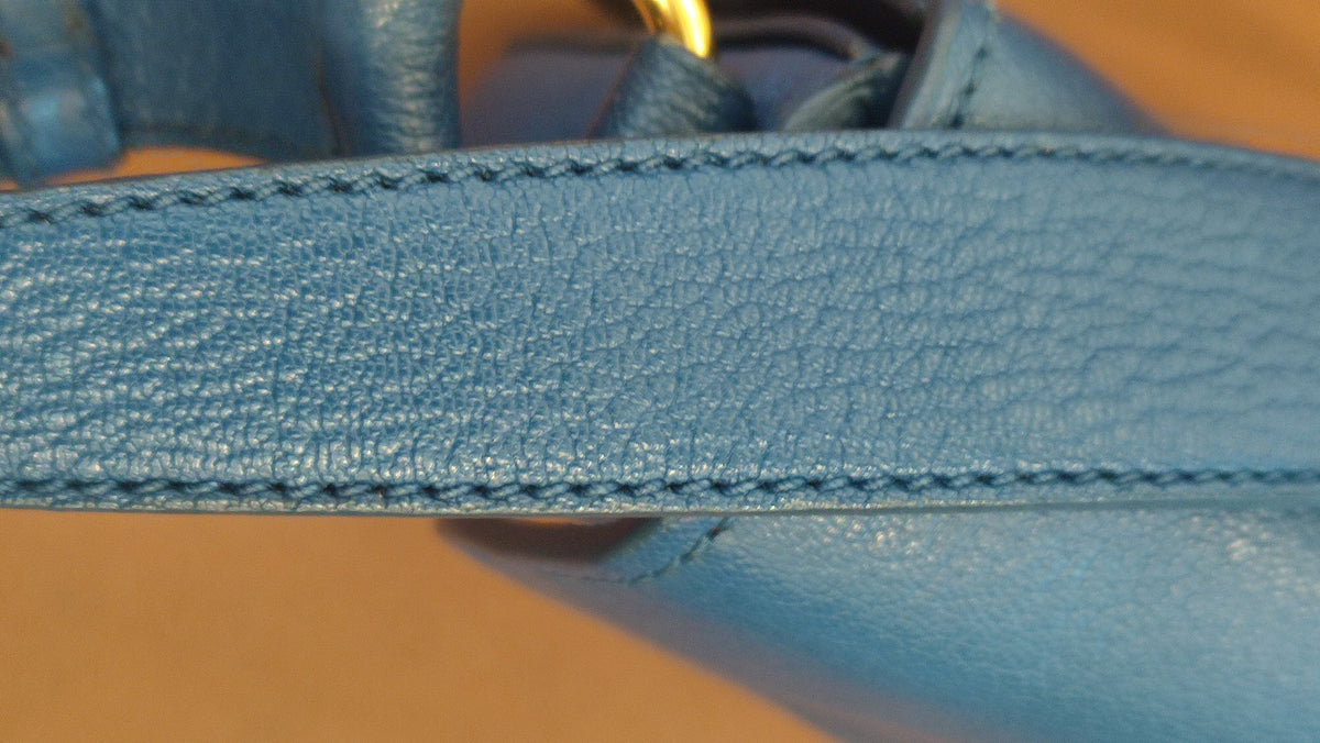 Miu Miu Madras Bag Blue