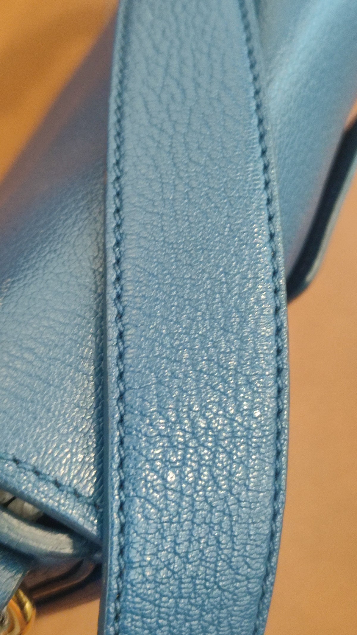 Miu Miu Madras Bag Blue