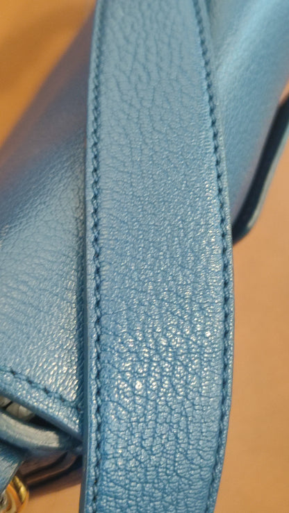 Miu Miu Madras Bag Blue