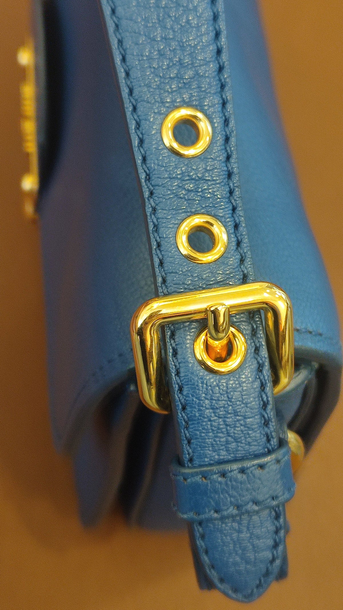 Miu Miu Madras Bag Blue