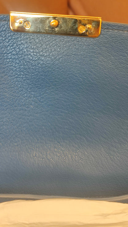Miu Miu Madras Bag Blue
