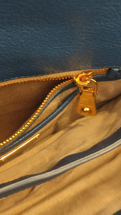 Miu Miu Madras Bag Blue