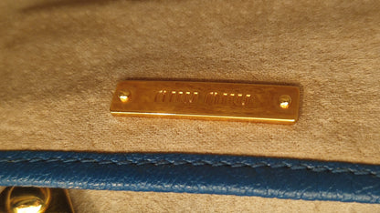Miu Miu Madras Bag Blue