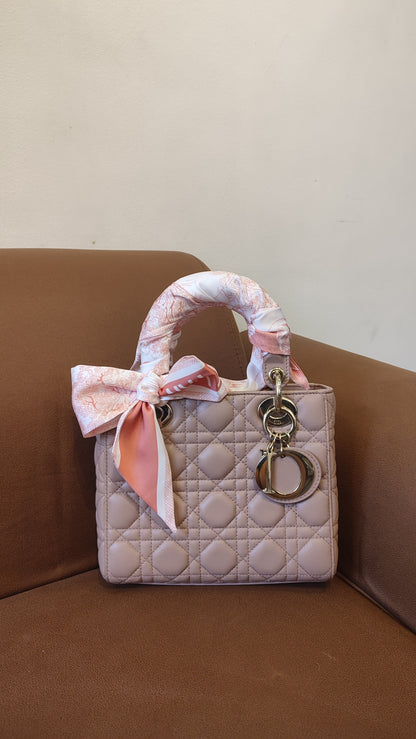Christian Dior Lady Dior Blush Pink Small