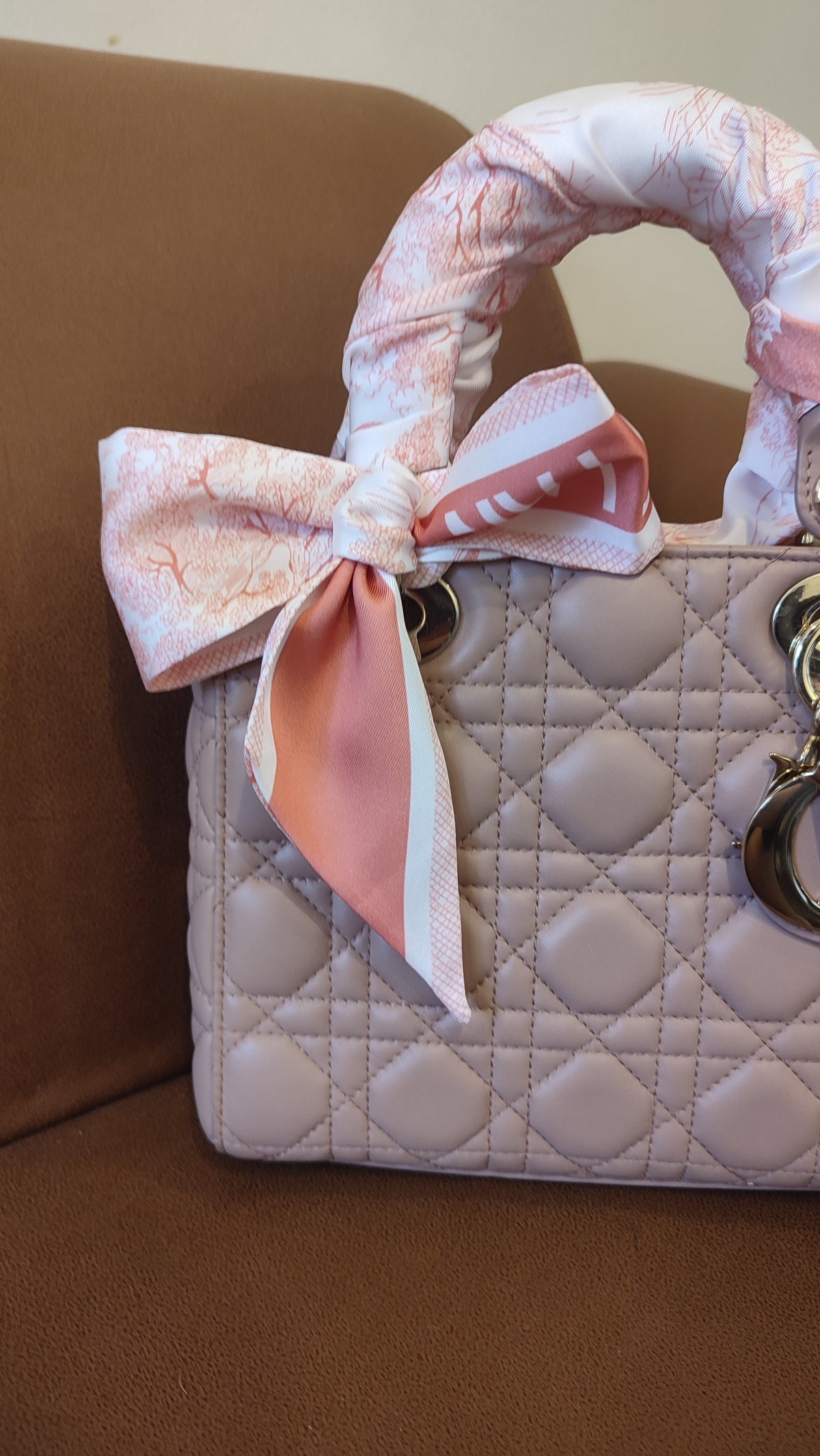 Christian Dior Lady Dior Blush Pink Small