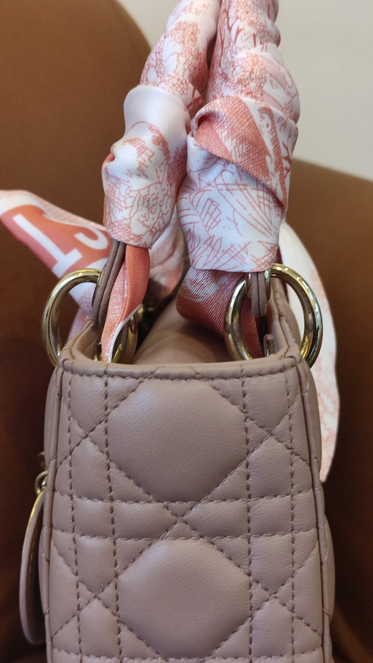 Christian Dior Lady Dior Blush Pink Small