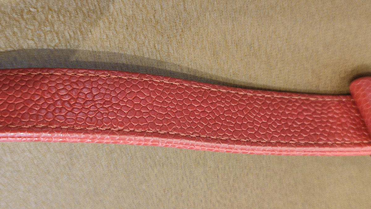 Chanel CC Le Boy Caviar Red Old Medium Series 29