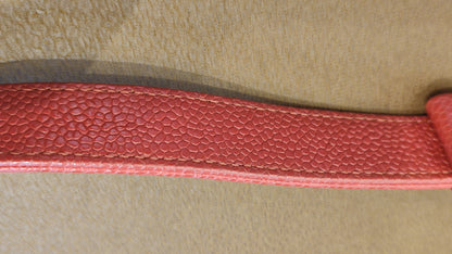 Chanel CC Le Boy Caviar Red Old Medium Series 29