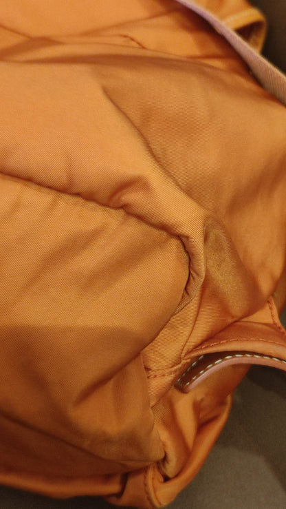 Prada Tessuto Nylon Backpack Orange