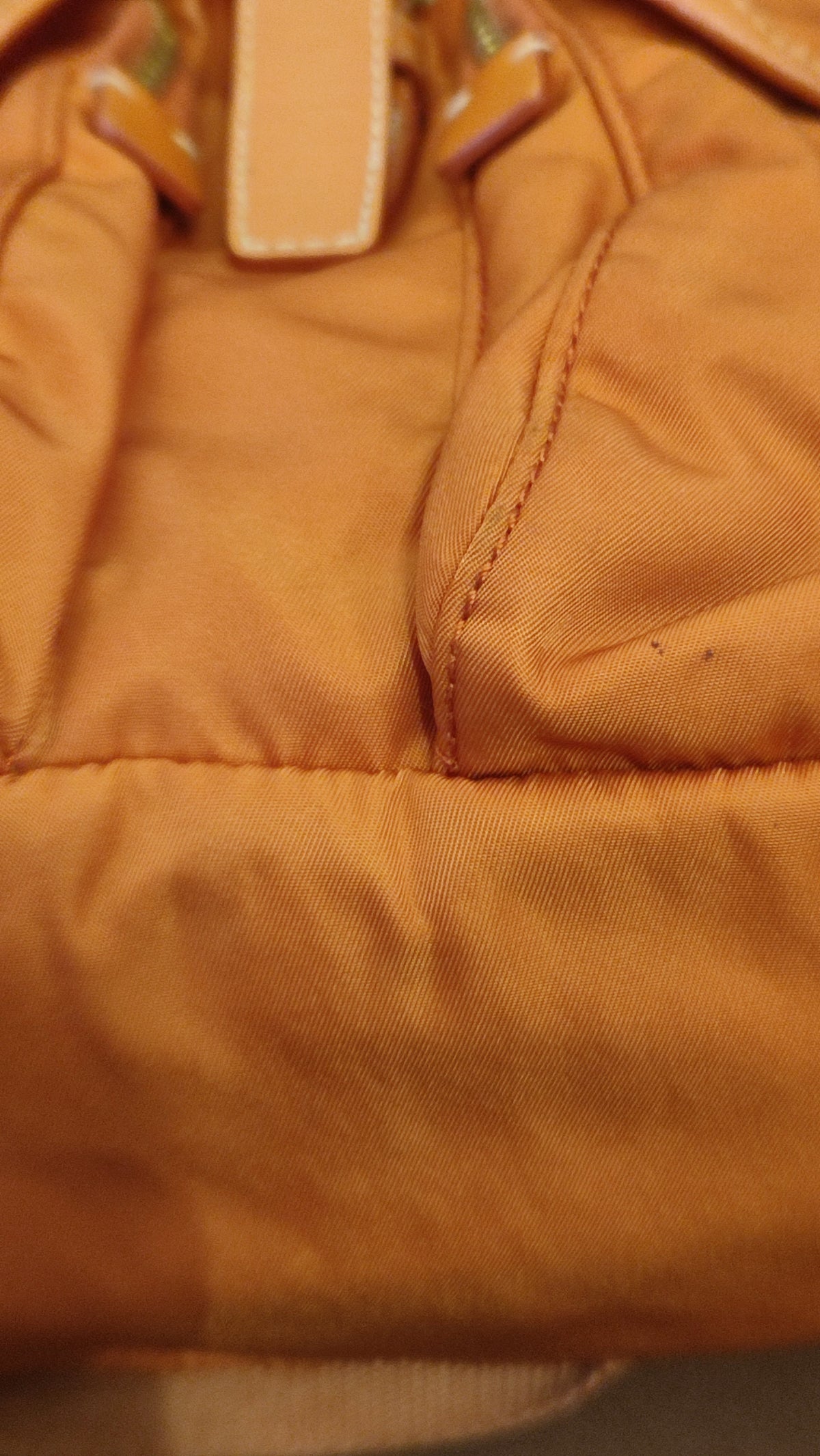 Prada Tessuto Nylon Backpack Orange