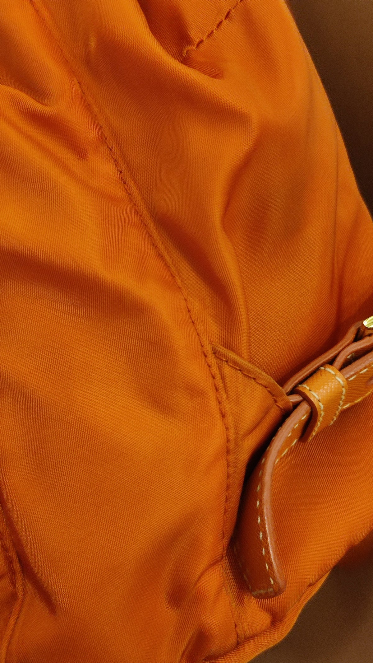 Prada Tessuto Nylon Backpack Orange