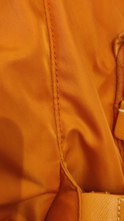 Prada Tessuto Nylon Backpack Orange