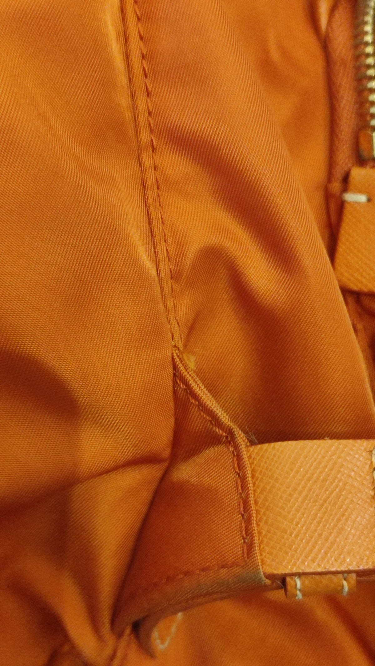 Prada Tessuto Nylon Backpack Orange