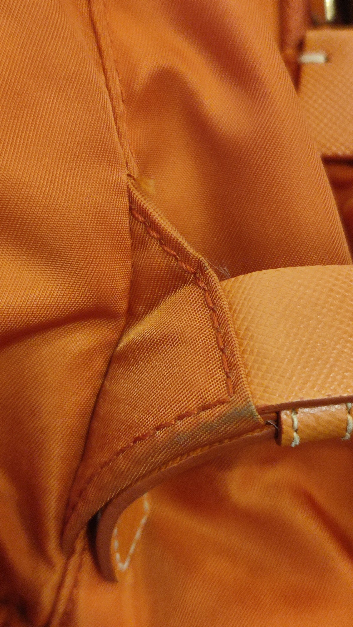Prada Tessuto Nylon Backpack Orange