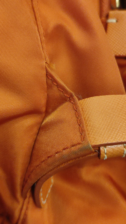 Prada Tessuto Nylon Backpack Orange