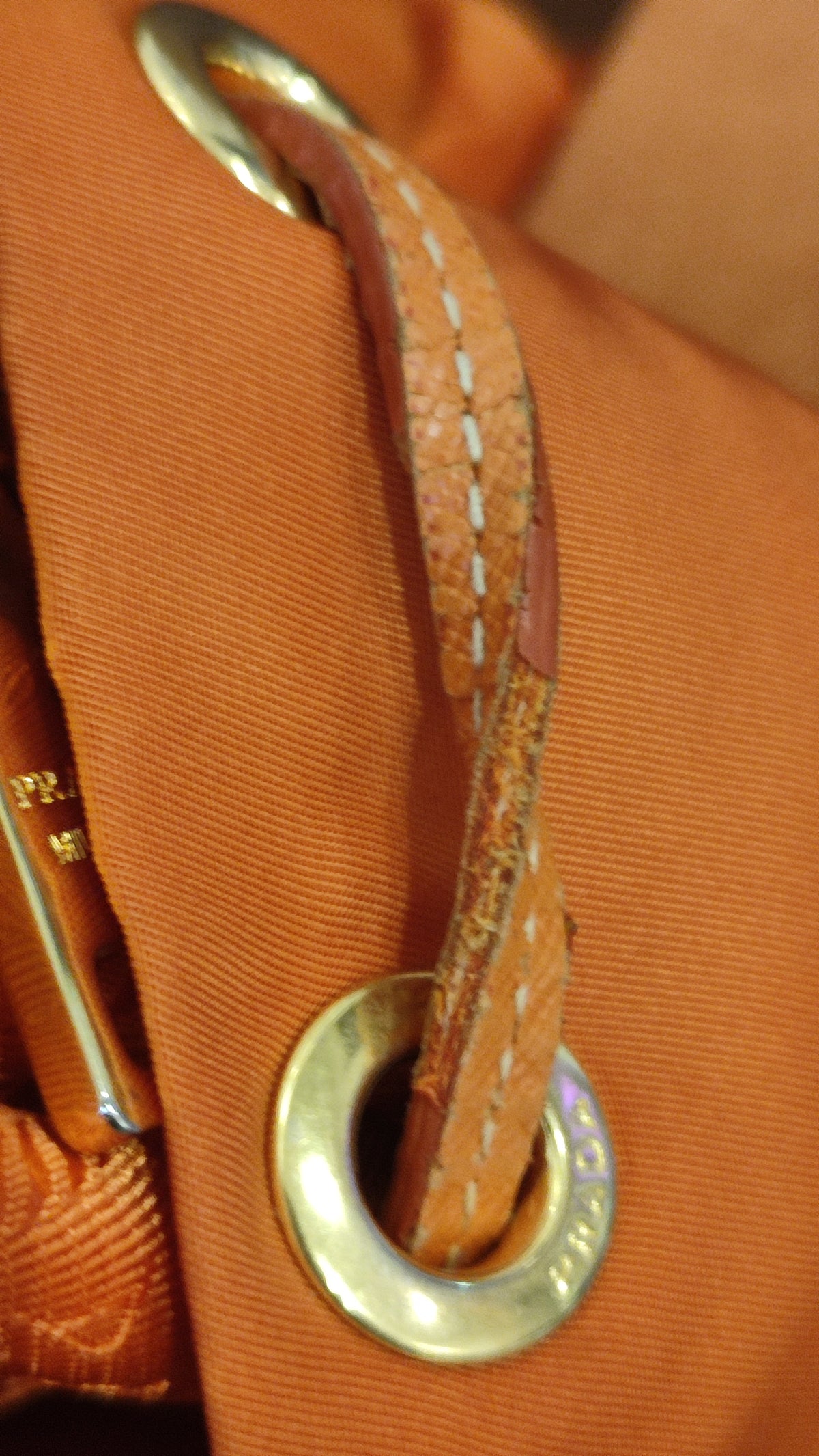 Prada Tessuto Nylon Backpack Orange