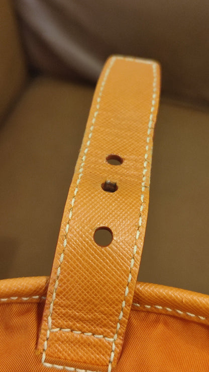 Prada Tessuto Nylon Backpack Orange