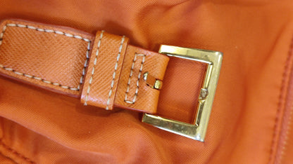 Prada Tessuto Nylon Backpack Orange