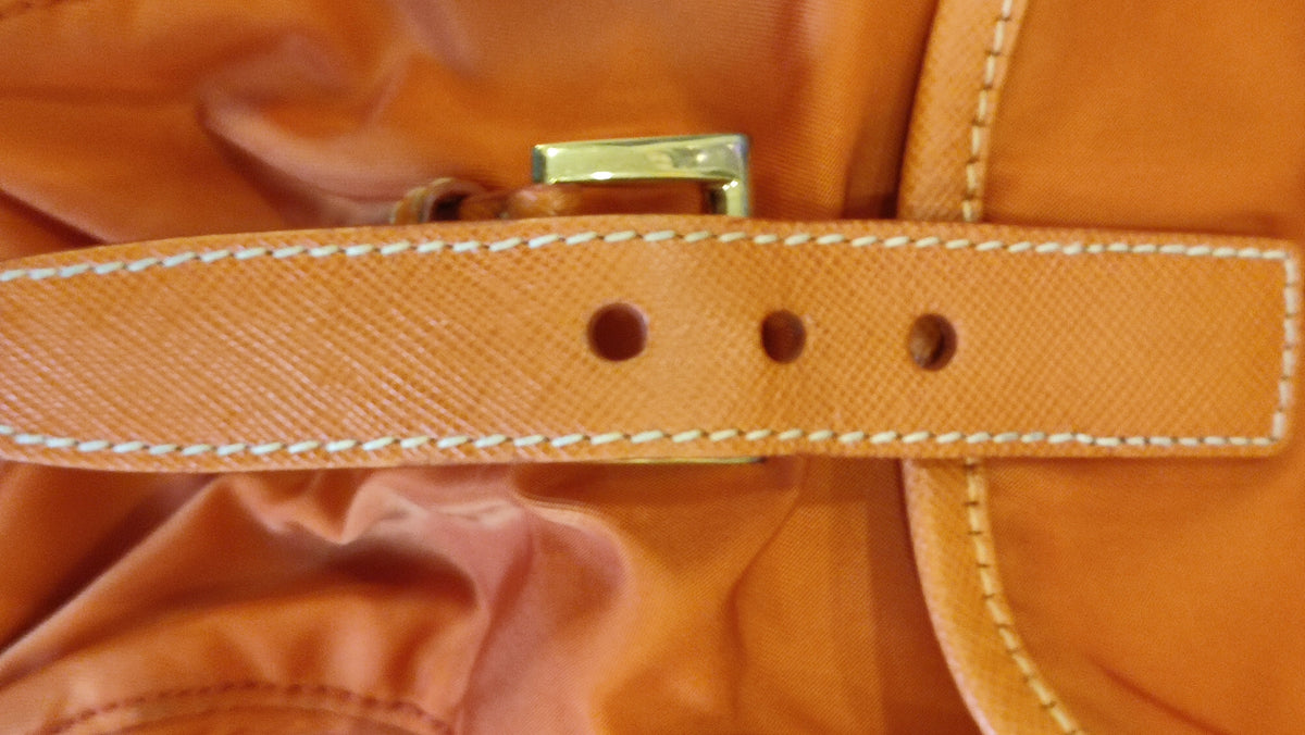 Prada Tessuto Nylon Backpack Orange