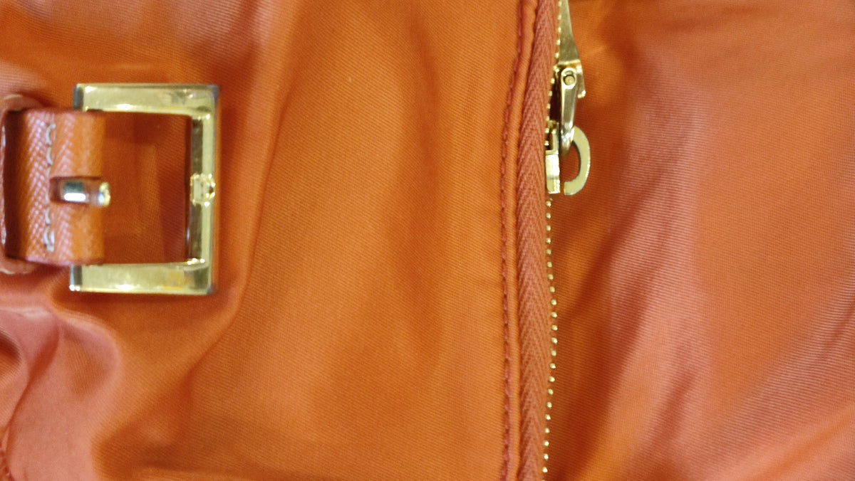 Prada Tessuto Nylon Backpack Orange