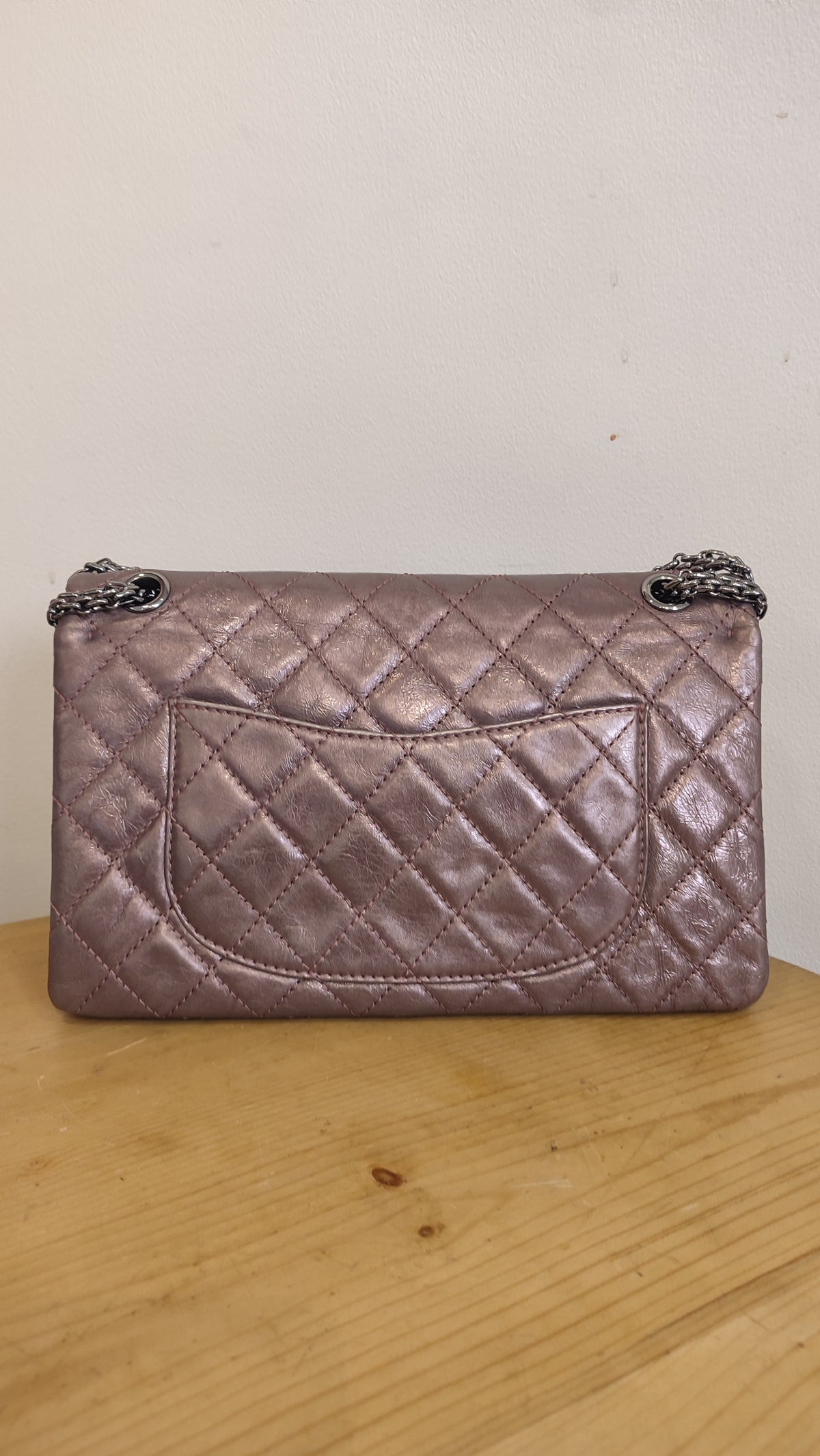 Chanel Aged Metallic Purple Reissue 226 Series 12