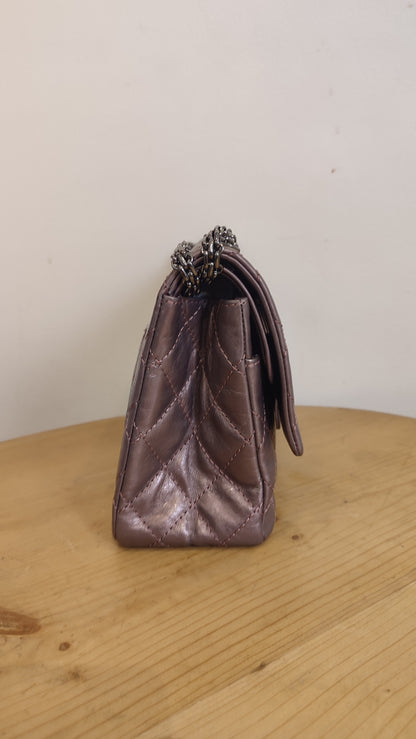 Chanel Aged Metallic Purple Reissue 226 Series 12