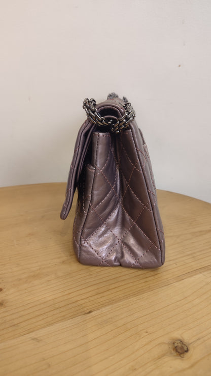 Chanel Aged Metallic Purple Reissue 226 Series 12
