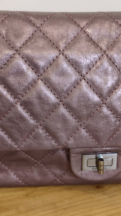 Chanel Aged Metallic Purple Reissue 226 Series 12