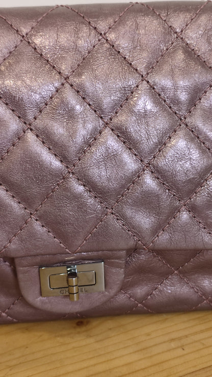 Chanel Aged Metallic Purple Reissue 226 Series 12