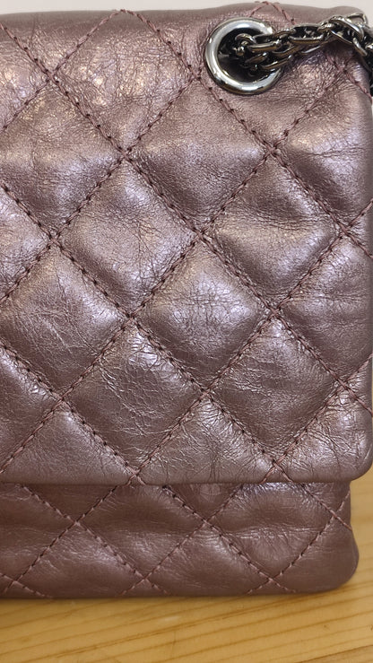 Chanel Aged Metallic Purple Reissue 226 Series 12