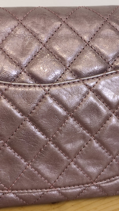 Chanel Aged Metallic Purple Reissue 226 Series 12