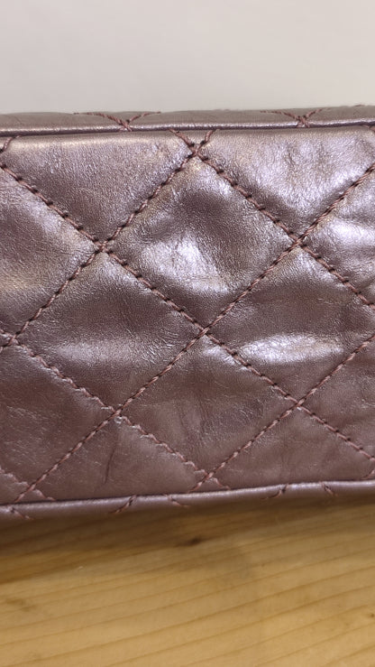Chanel Aged Metallic Purple Reissue 226 Series 12