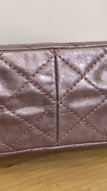 Chanel Aged Metallic Purple Reissue 226 Series 12
