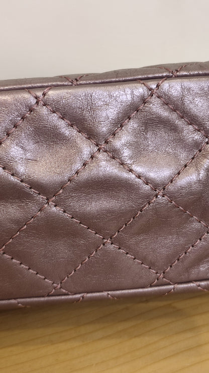 Chanel Aged Metallic Purple Reissue 226 Series 12