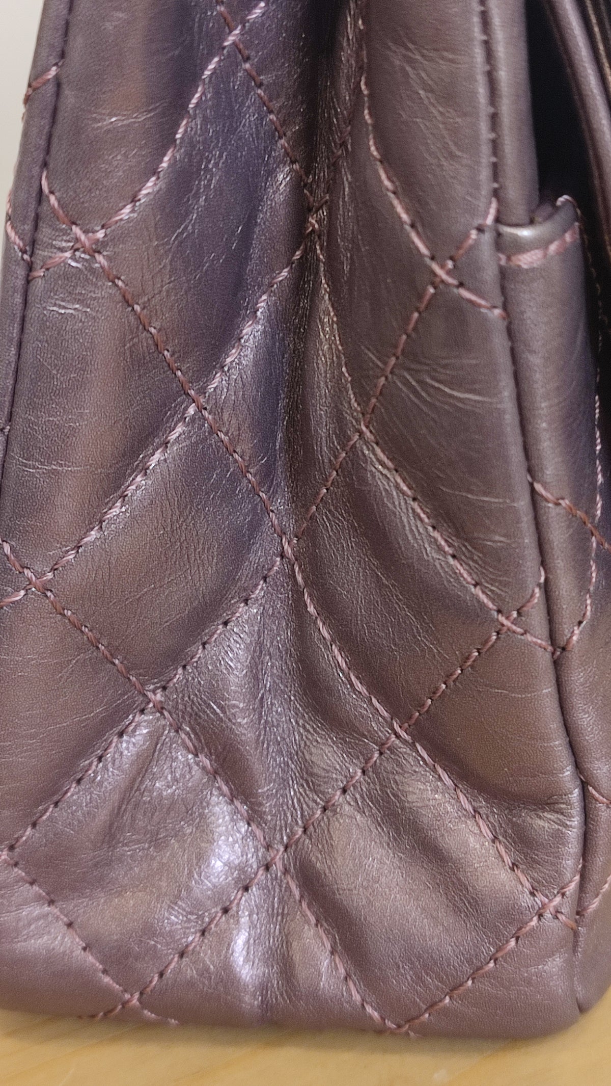 Chanel Aged Metallic Purple Reissue 226 Series 12