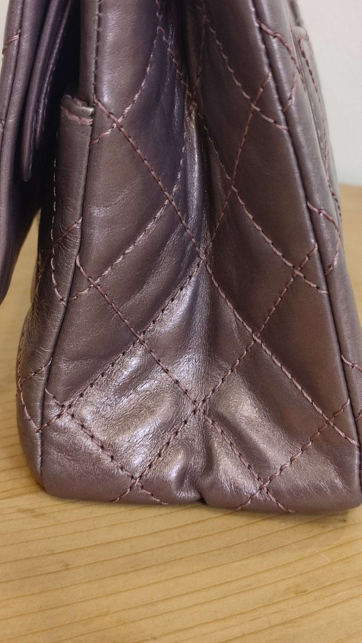 Chanel Aged Metallic Purple Reissue 226 Series 12