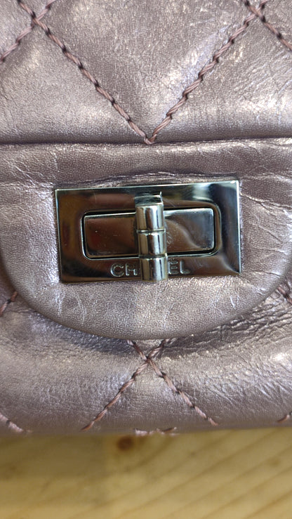 Chanel Aged Metallic Purple Reissue 226 Series 12