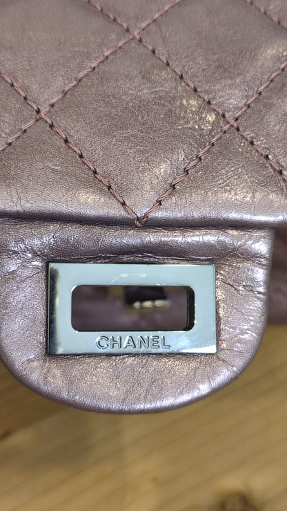 Chanel Aged Metallic Purple Reissue 226 Series 12