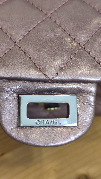 Chanel Aged Metallic Purple Reissue 226 Series 12