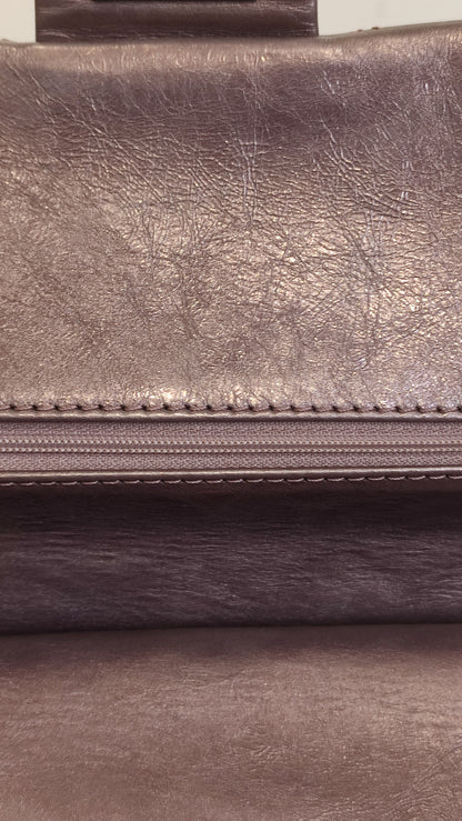 Chanel Aged Metallic Purple Reissue 226 Series 12