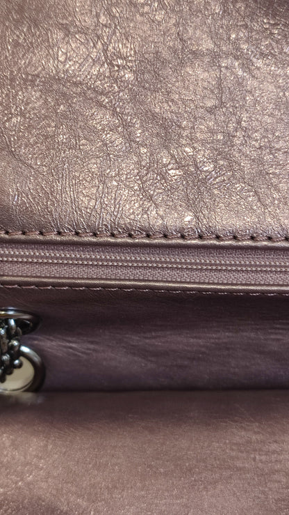 Chanel Aged Metallic Purple Reissue 226 Series 12